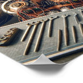 Poster Futuristic Robot Engineer (Coin)