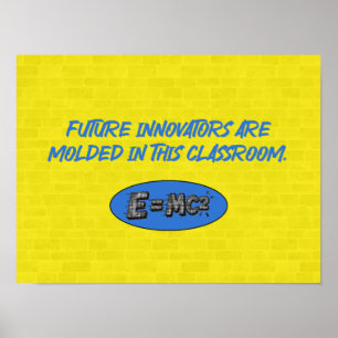 Poster Futurs innovateurs formés ici Classe de sciences