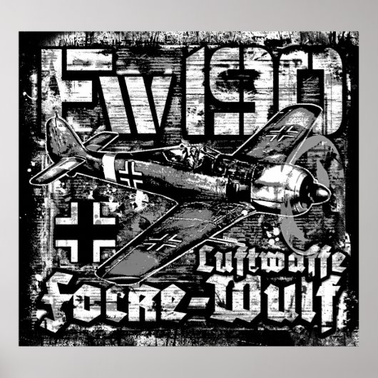 Poster Fw 190 (Devant)