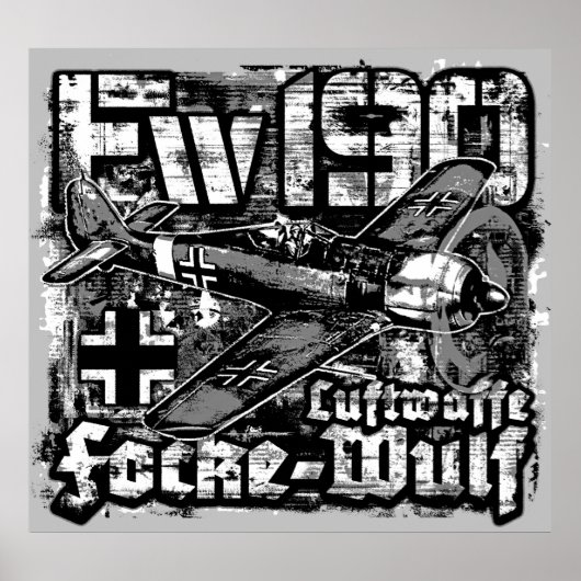 Poster Fw 190 (Devant)
