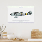 Poster Fw-190 A-9 JG5 1 (Cuisine)