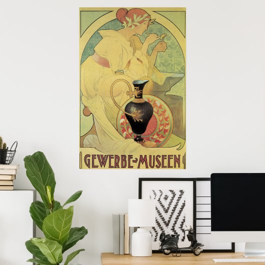 Poster G Abegg Gewerbe Museen (Bureau à domicile)