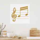 Poster G-Clef (Cuisine)