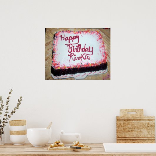 Poster "G. d'anniversaire" (Cuisine)