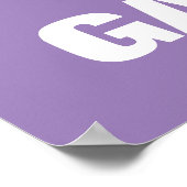 Poster G est pour Grover | Ajoutez votre nom (Coin)