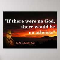 G.K. Chesterton Citation Sur Dieu Et Les Athées