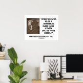 Poster G.K. Chesterton Education Danger Grave (Bureau à domicile)