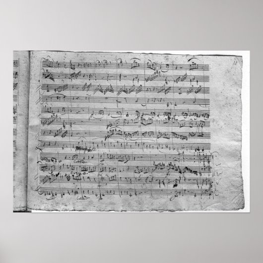 Poster G majeur pour violon, clavecin et violoncelle (Devant)