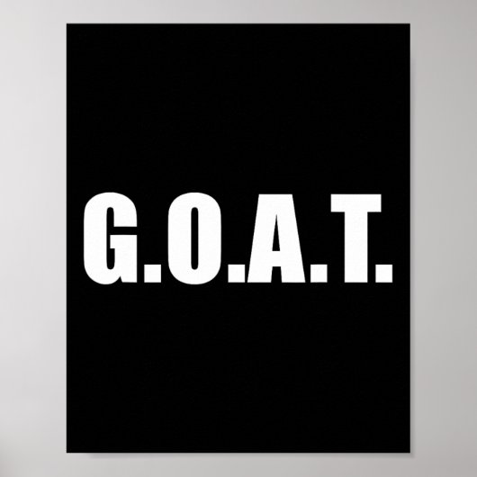 Poster G.o.a.t Plus grand de tous les temps (Devant)