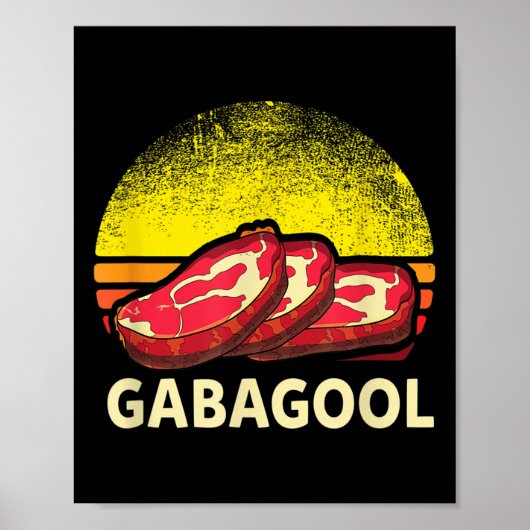 Poster Gabagool Cacola Meat Lover New Jersey Italian Gift (Devant)