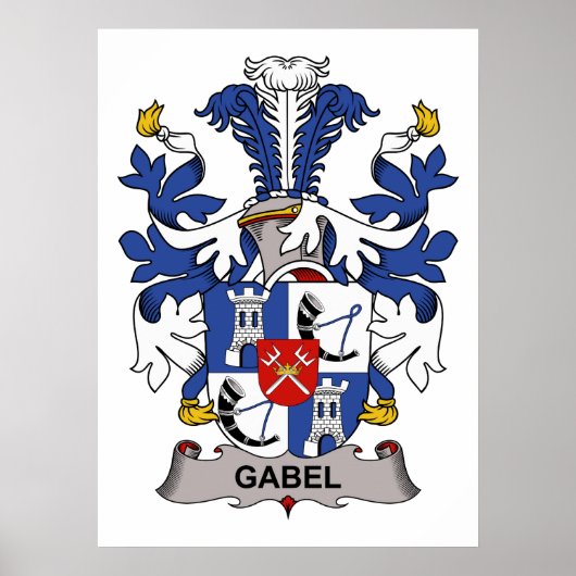 Poster Gabel Family Crest (Devant)