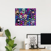 Poster Gacha Life Girl pack étoiles (Bureau à domicile)