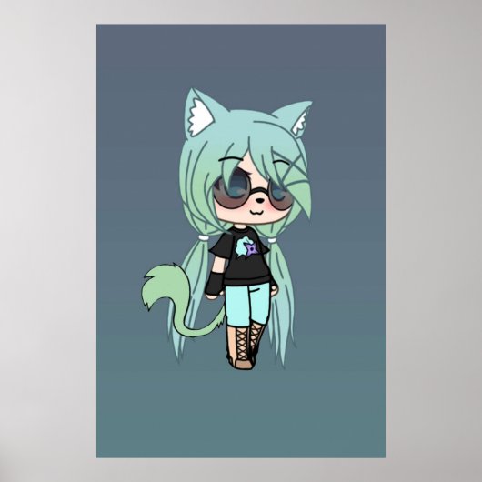 Poster Gacha Life série Chloe the Tomboy (Devant)