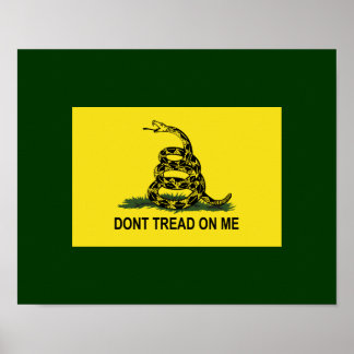 Poster Gadsden Flag Dont Tread on Me