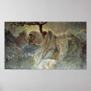 Poster Gaetano Previati - maternité/Maternita