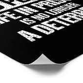 Poster Gag des Vieilles Personnes Ne Déconnez Pas Avec Le (Coin)
