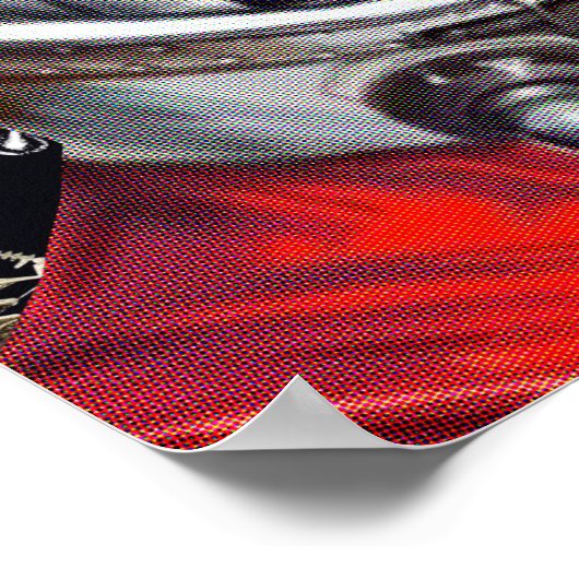 Poster Gagarine de l'art spatial [Soviétwave] — Gagarine (Coin)