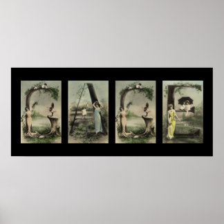 Poster GAGE Alphabet Lettre Nom Art