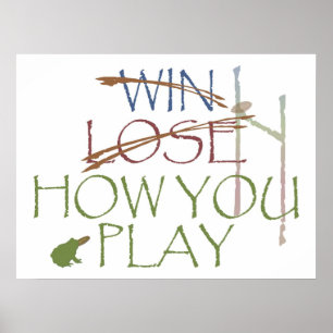 Poster Gagnant-perdant-Comment vous jouez