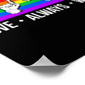 Poster Gagne toujours le Gay pride de sensibilisation Sou (Coin)