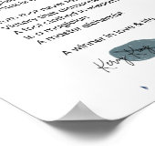 Poster Gagner dans l'amour et la vie Motivation Poème Poé (Coin)