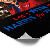 Poster Gagnez Cette Harris Pour Le Président Kamala Harri (Coin)