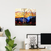 Poster Gagnon - Automne doré, Laurentides (Bureau à domicile)