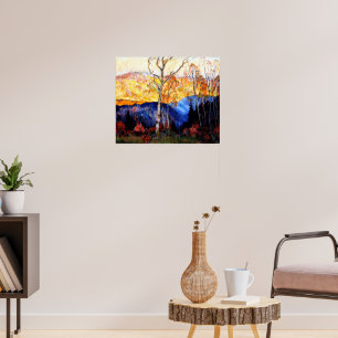 Poster Gagnon - Automne doré, Laurentides