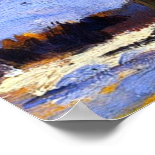 Poster Gagnon - Dans la compensation, Charlevoix (Coin)