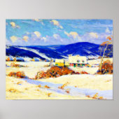 Poster Gagnon - En hiver dans les Laurentides (1) (Devant)