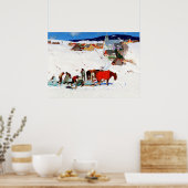 Poster Gagnon - La Récolte De Glace (Cuisine)