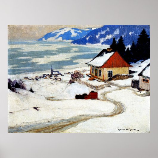 Poster Gagnon - L'aube rouge (Devant)