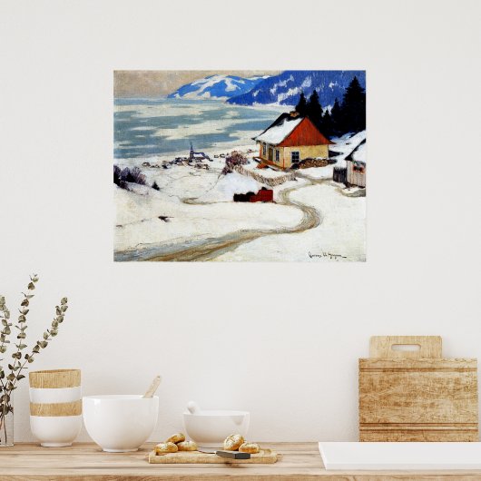 Poster Gagnon - L'aube rouge (Cuisine)