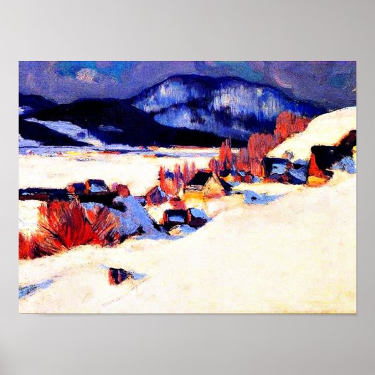 Poster Gagnon - Rang Saint-Laurent Baie-Saint-Paul (Devant)