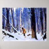 Poster Gagnon - Trapper dans les bois (Devant)
