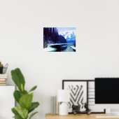 Poster Gagnon - Un ruisseau silencieux du Nord (Bureau à domicile)