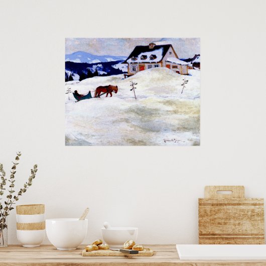 Poster Gagnon - Une ferme Laurentienne, (Cuisine)