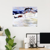 Poster Gagnon - Une ferme Laurentienne, (Bureau à domicile)