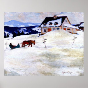 Poster Gagnon - Une ferme Laurentienne,