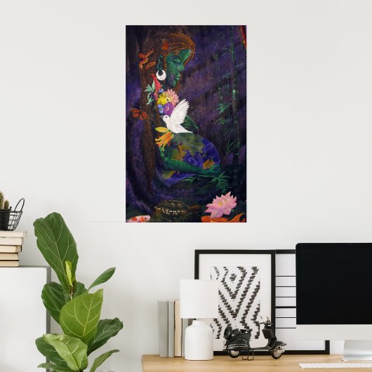 Poster gaïa (Bureau à domicile)