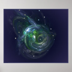 POSTER GAIA ~ LA PLANÈTE VIVANTE