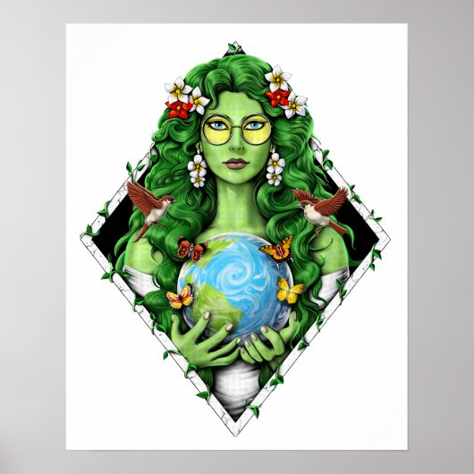 Poster Gaia Mère Déesse Terre (Devant)
