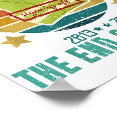 Poster Gail Lewis, Nous Vous Saluons, Fin D'Une Époque Si (Coin)