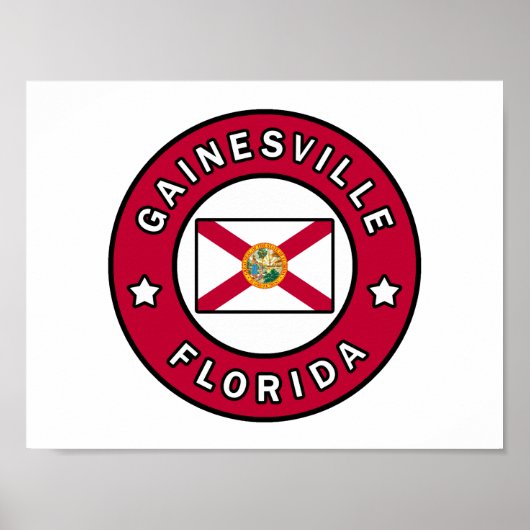 Poster Gainesville Floride (Devant)
