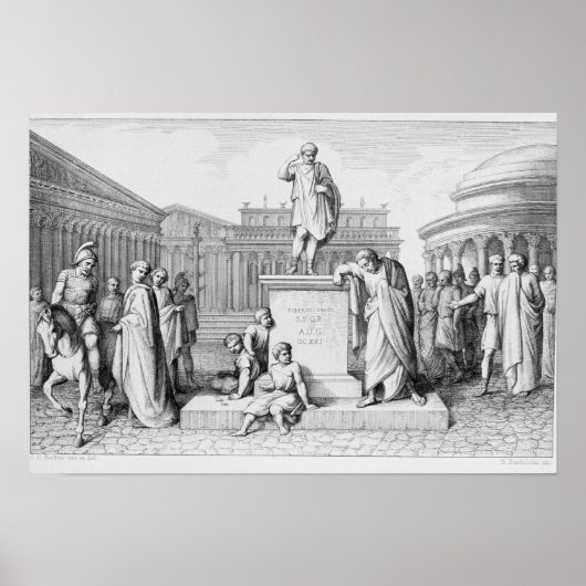 Poster Gaius Gracchus pleurant devant son père (Devant)