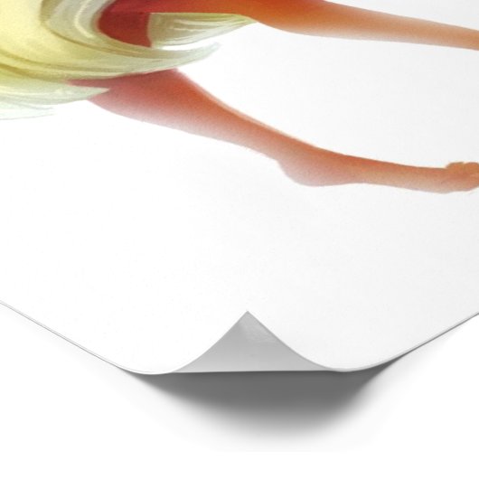 Poster gal hawaïen (Coin)