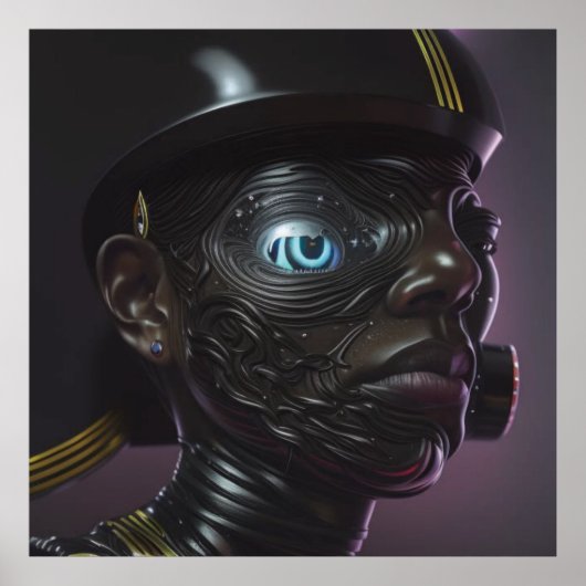 Poster Galactic Cyborg (Devant)