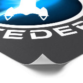 Poster Galactic Federation Logo _1 (Coin)