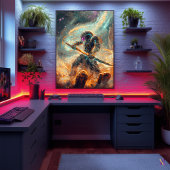 Poster Galactic Ronin – La lame cosmique