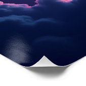 Poster Galactic Sunrise Over the Clouds (Coin)